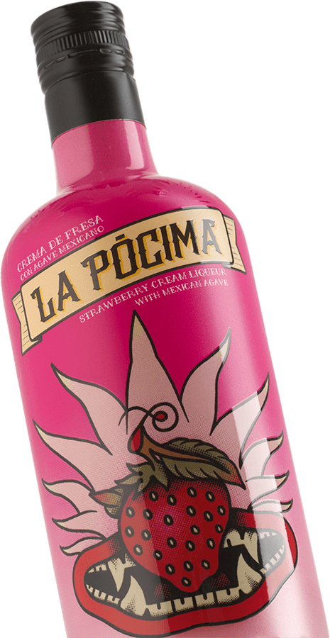 crema de fresa con tequila